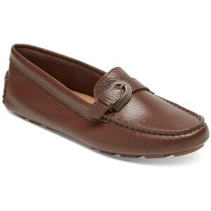 Rockport Women’s Bayview Rib Loafers Brown Leather 9.5M